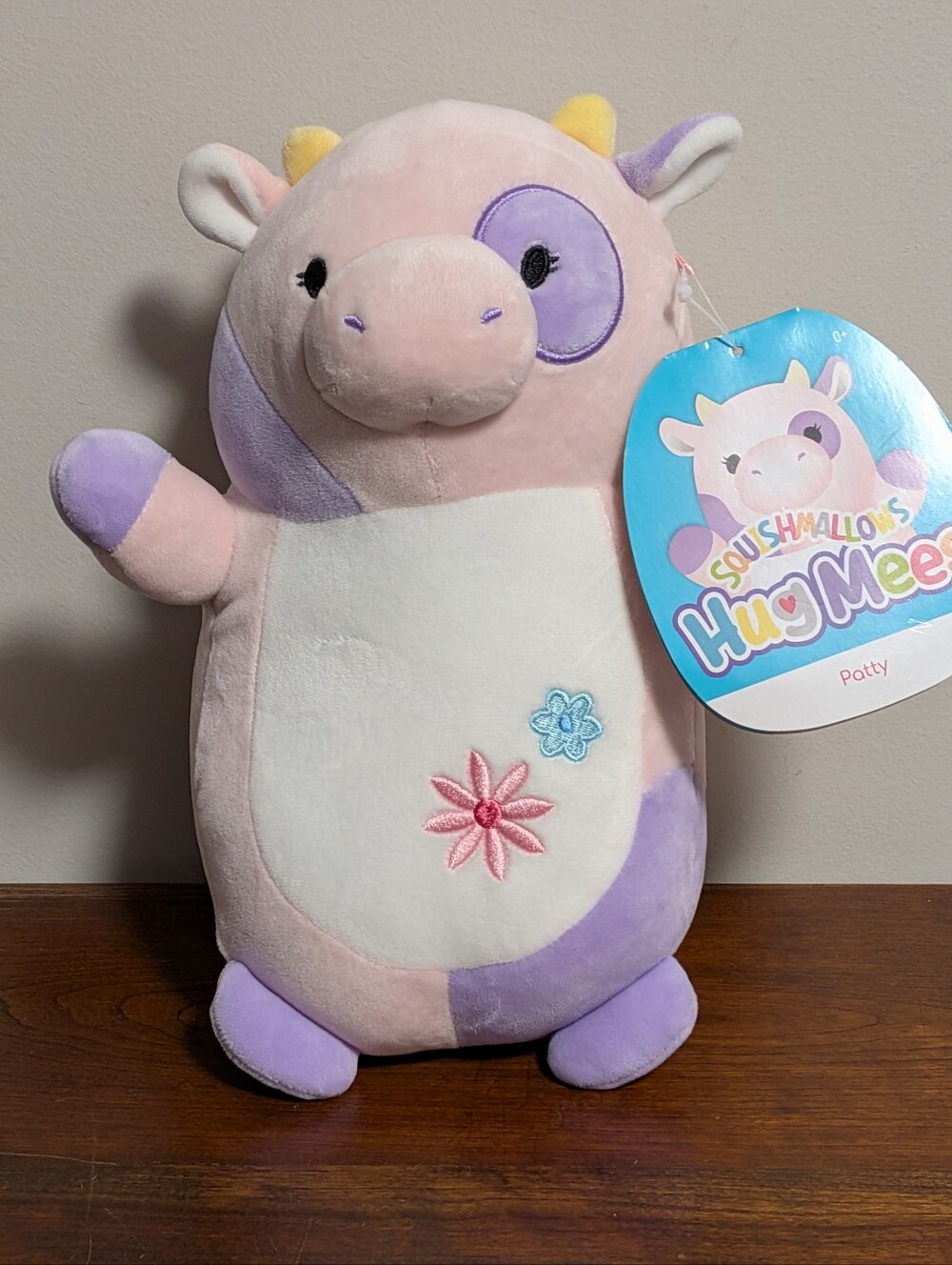 BNWT Squishmallow 10 Inch Patty The Cow Hugmees . Kellytoys